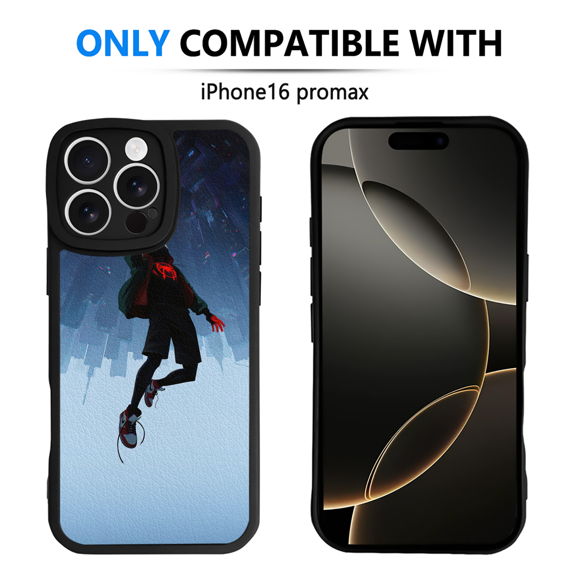 Spider Man スパイダーマン 【iPhone 16シリーズ対応】シリコンスマホケース（レザー調） 材質：シリコン